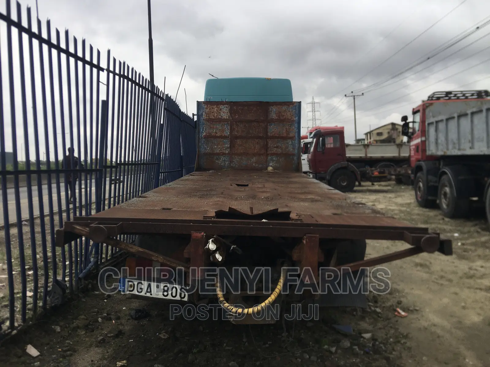 Man DIESEL Flat-Bed Spring-Spring 10 Tyres