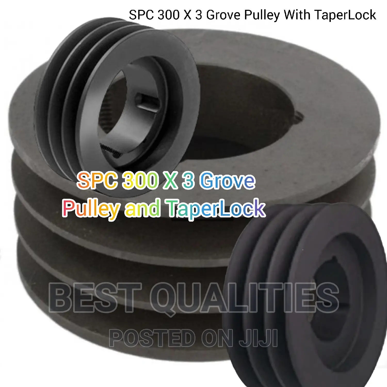 SPC 300 X 3 Grove Pulley and Taperlock