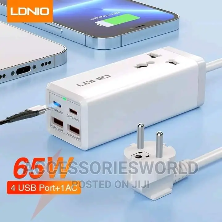 Ldnio Sc1418 65W Pd Adapter Multifunction Chargers Power S