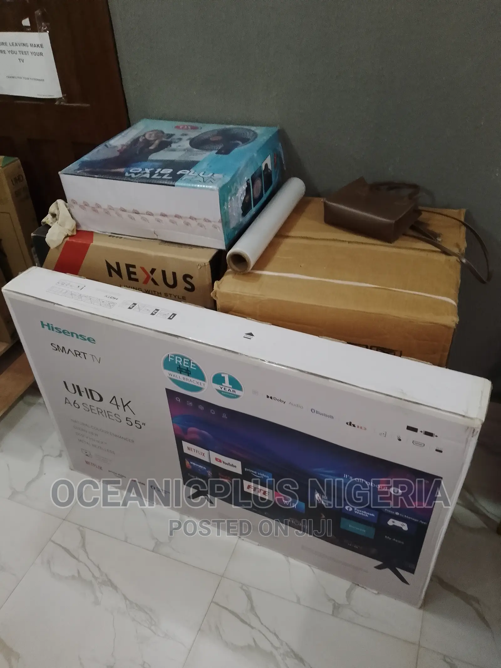 Top Quality Hisense 55 Inches Smart Frameless TV