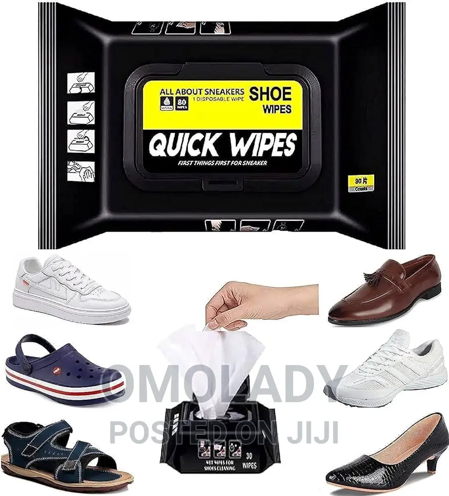 Men's Shoe Wipes Shoe Cleaner- 1 Pack - 80pcs