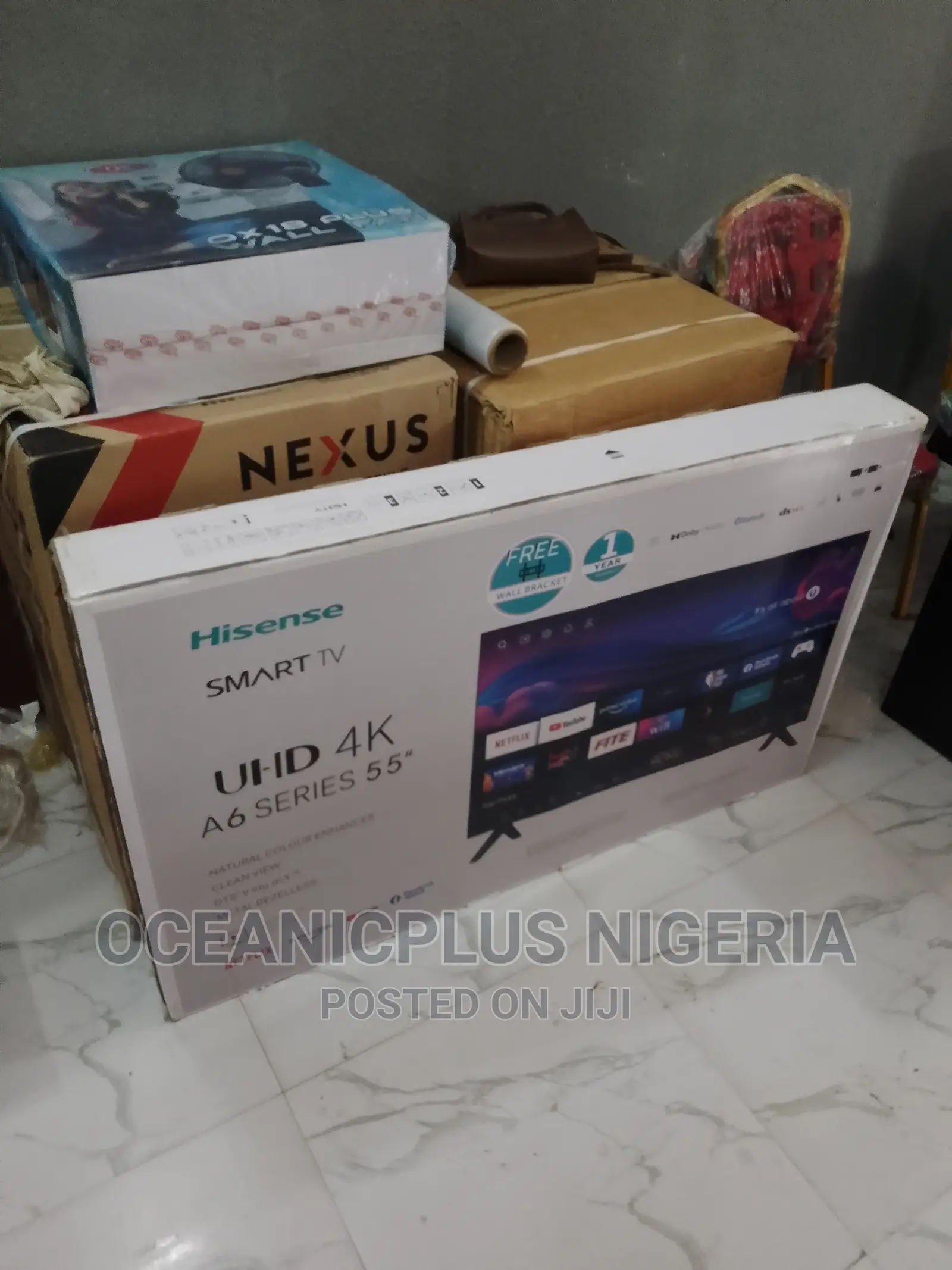 Clean View Hisense 55 Inches Smart Frameless TV