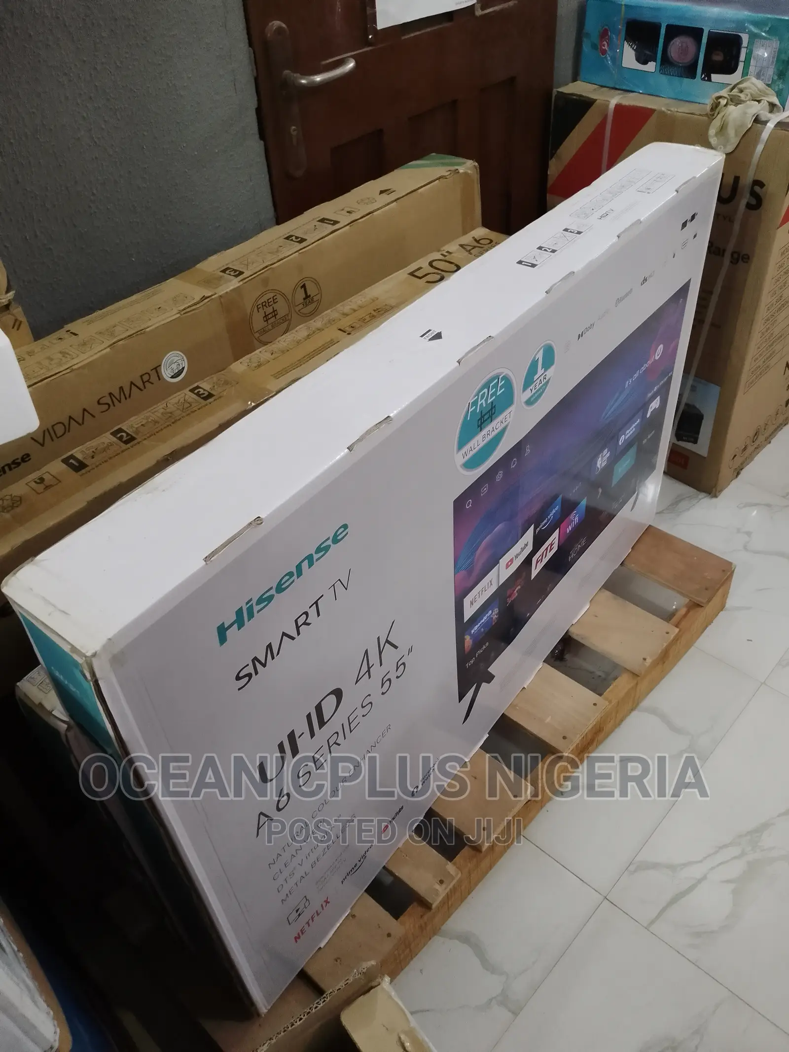 Wide View Hisense 55 Inches Smart Frameless TV