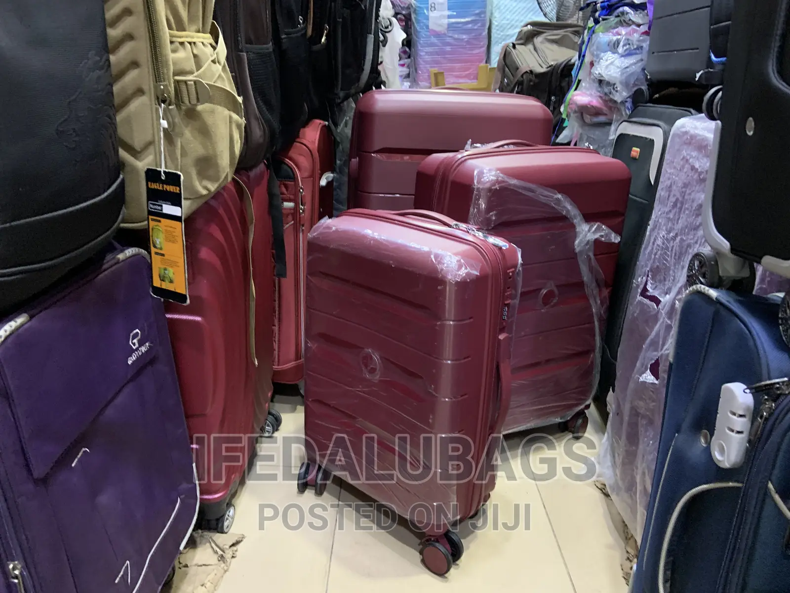 Set of Quality Unbreakable Plastic Travel Luggage