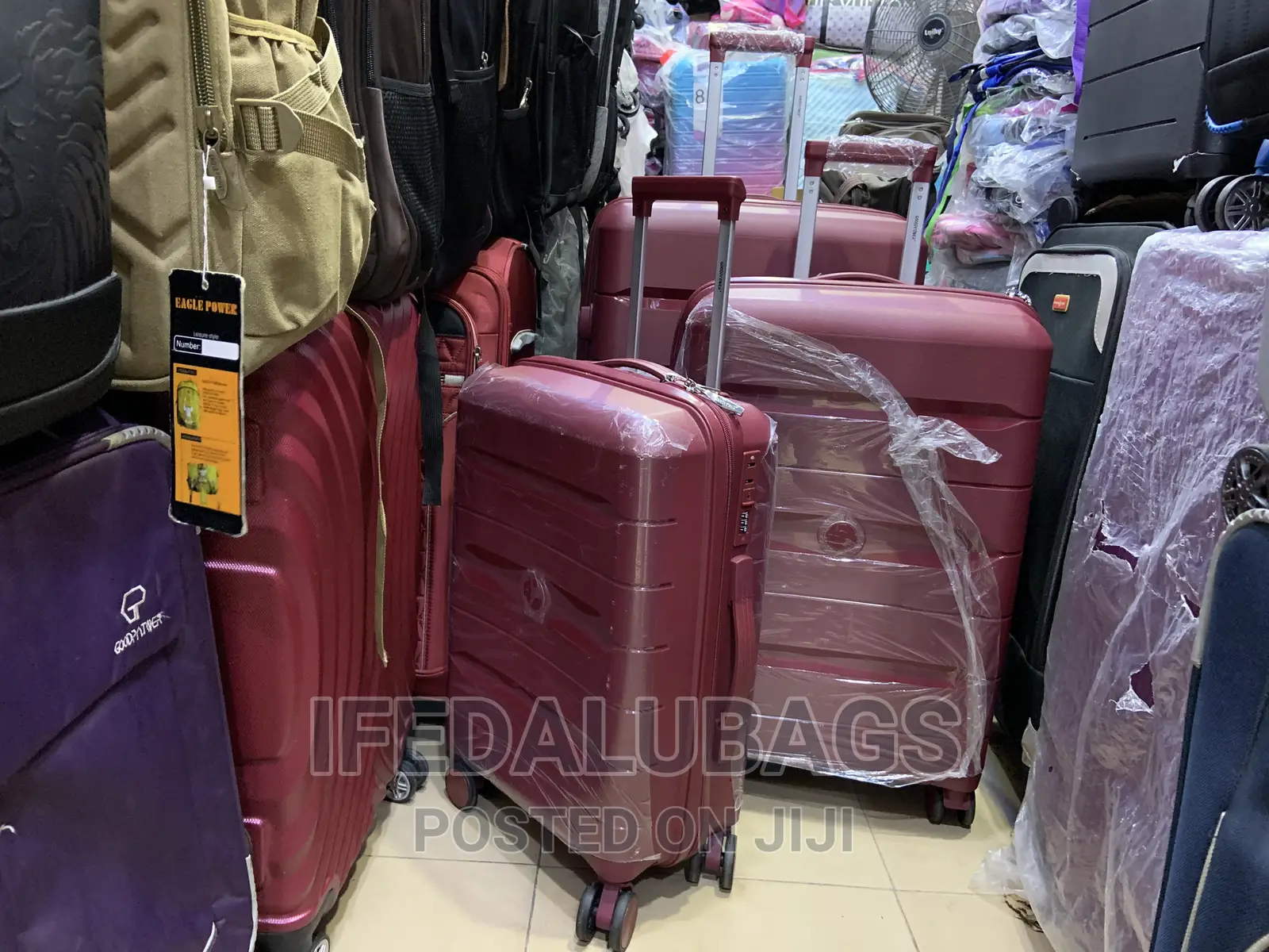 Set of Quality Unbreakable Plastic Travel Luggage