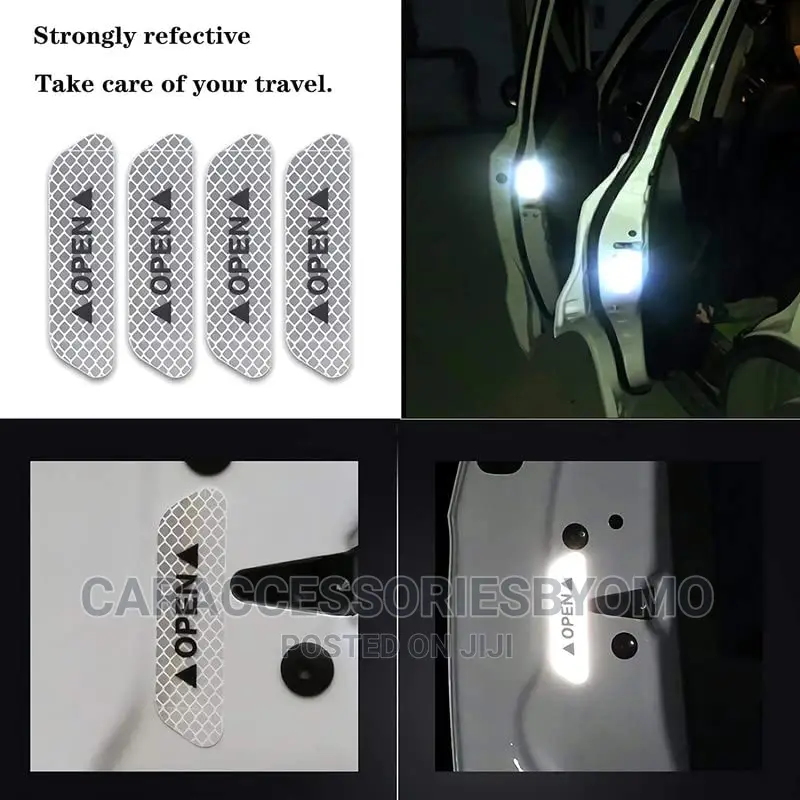 4pcs Car Door Open Sign