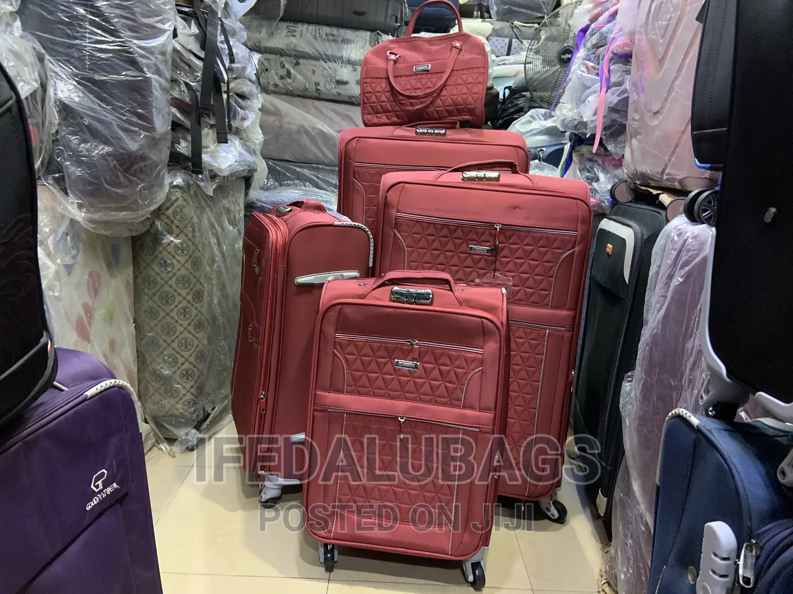 Set of Quality Red Star Express Travel Luggage