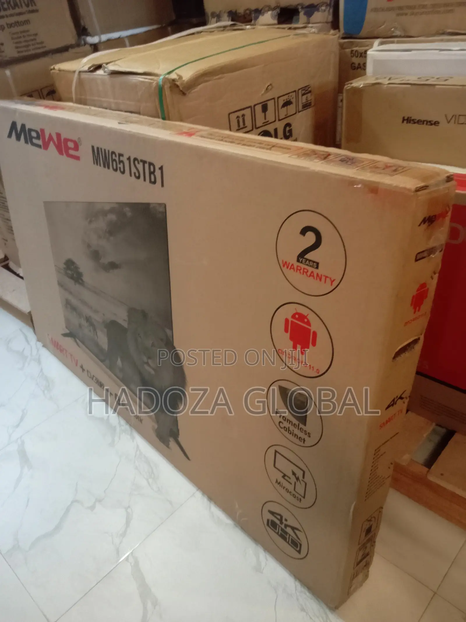 Brandnew Mewe 65inches Smart Tv ,Frameless (Mw651stb1)