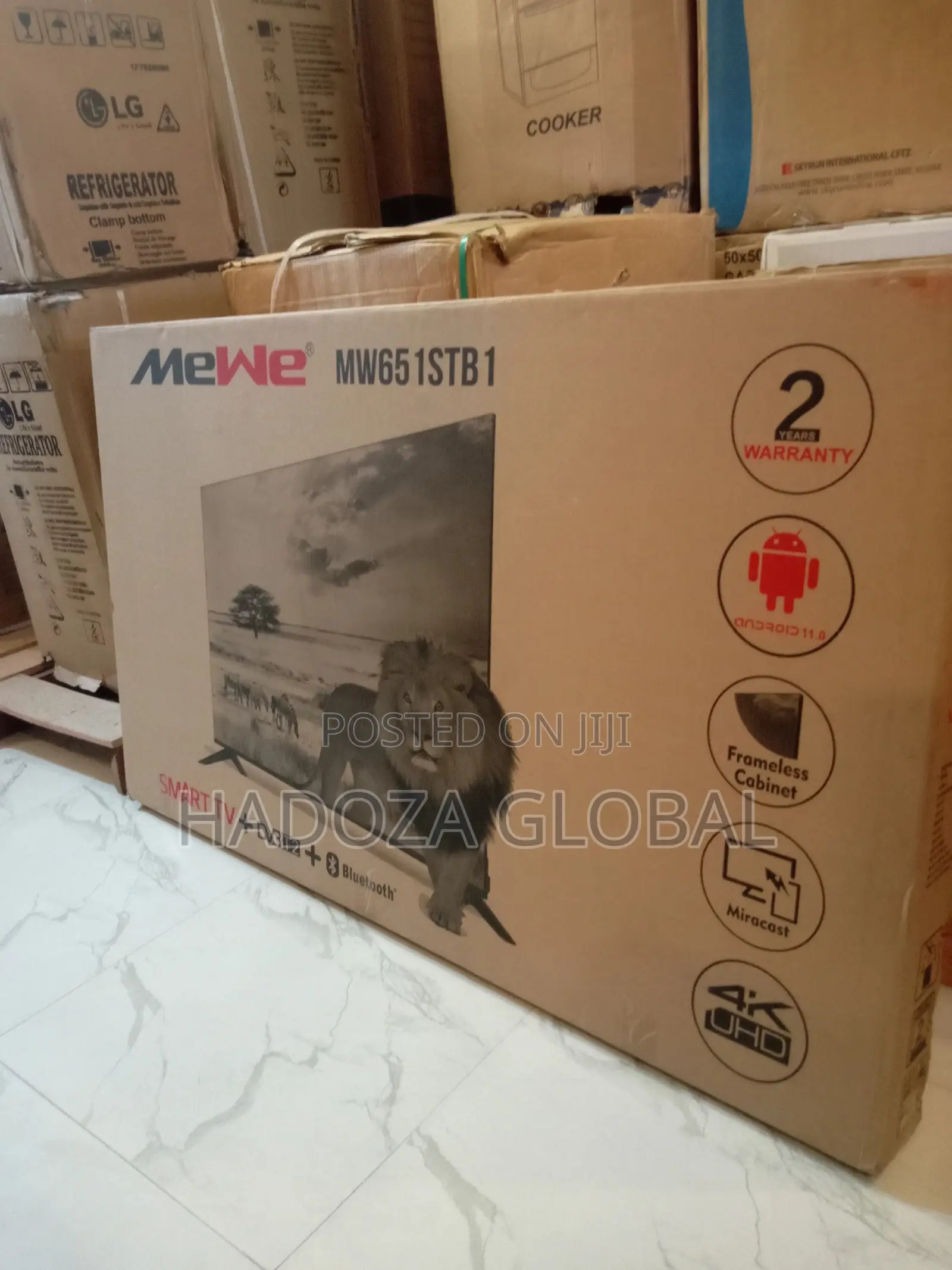 Brandnew Mewe 65inches Smart Tv ,Frameless (Mw651stb1)