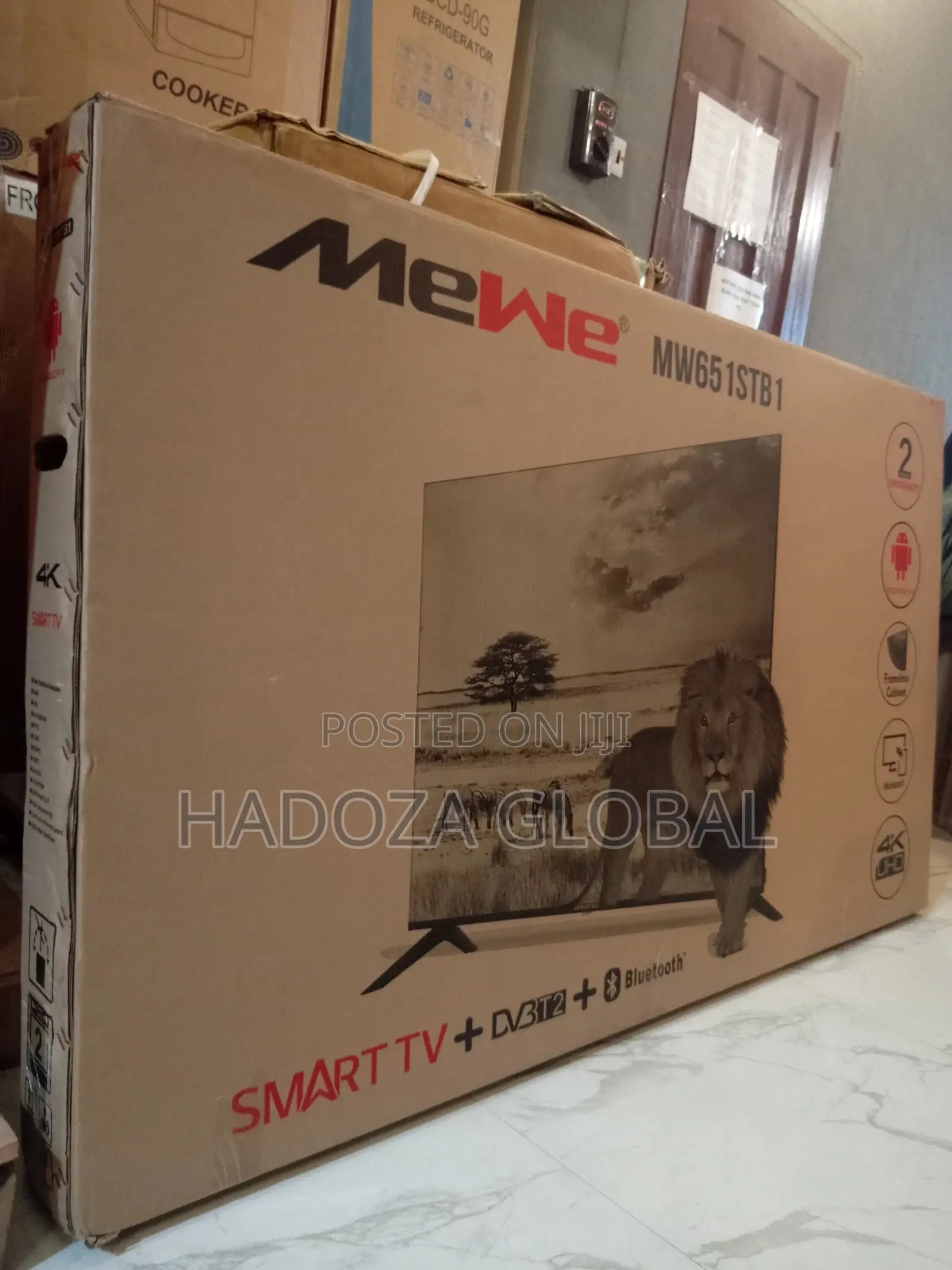 Quality Mewe 65inches Smart Tv ,Frameless (Mw651stb1)