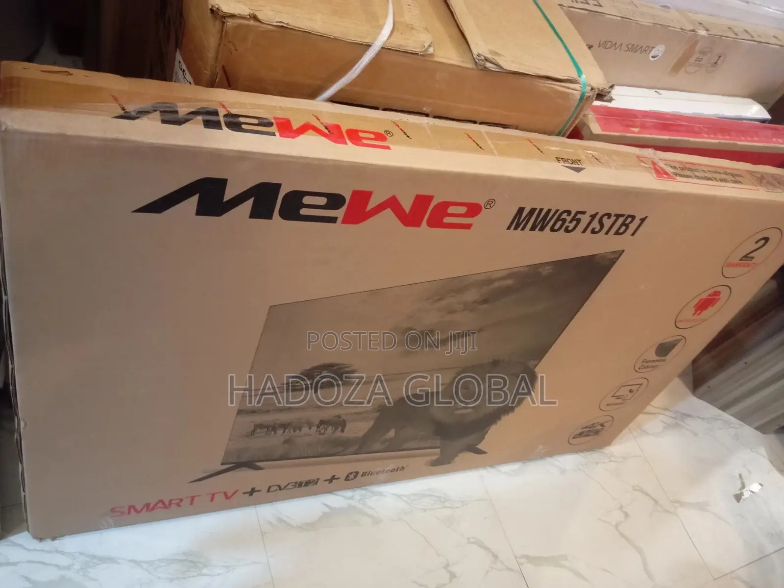 New Quality Mewe 65inches Smart Tv ,Frameless (Mw651stb1)