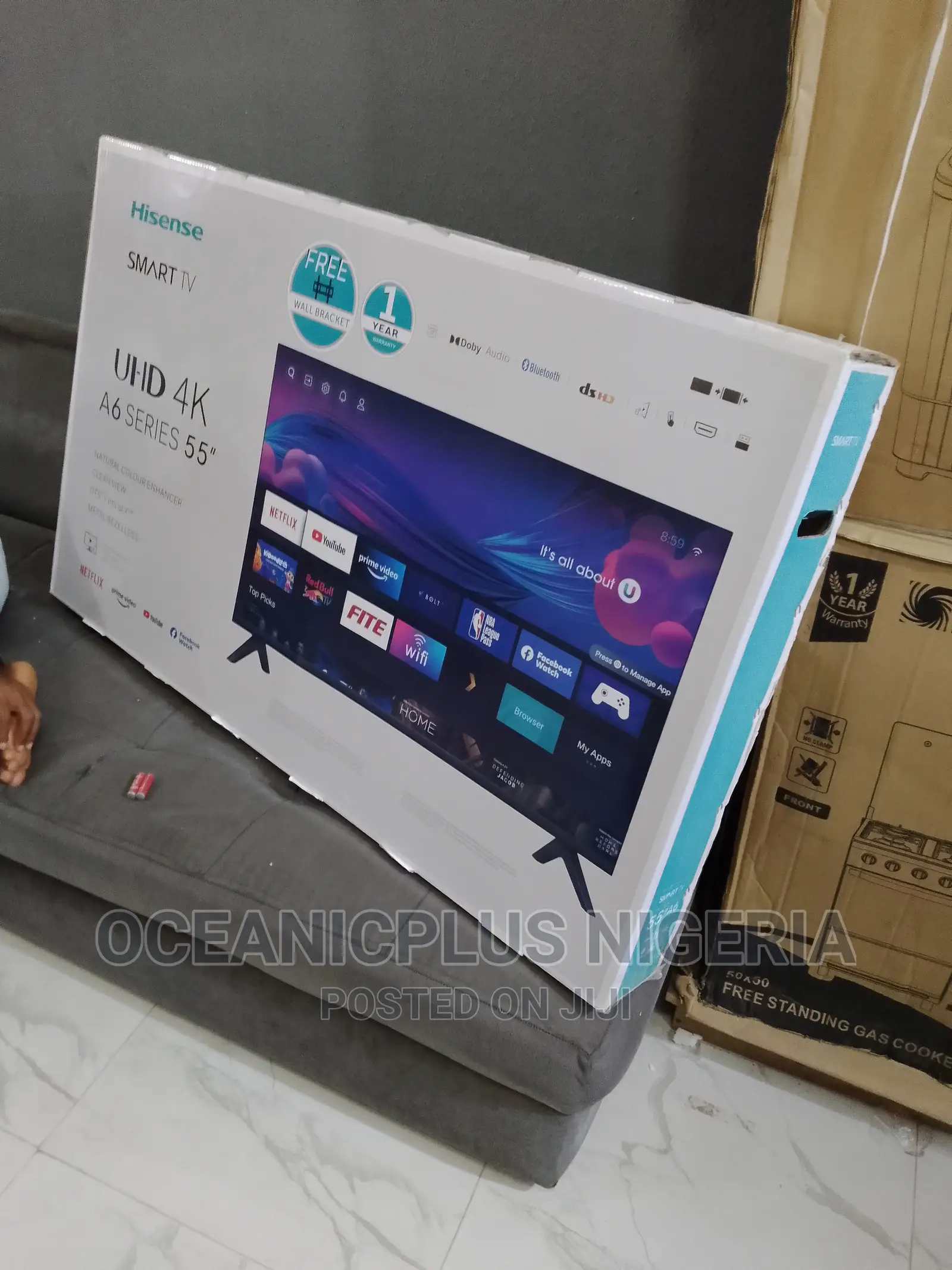 Reliable Hisense 55 Inches A6 Series Smart Frameless TV