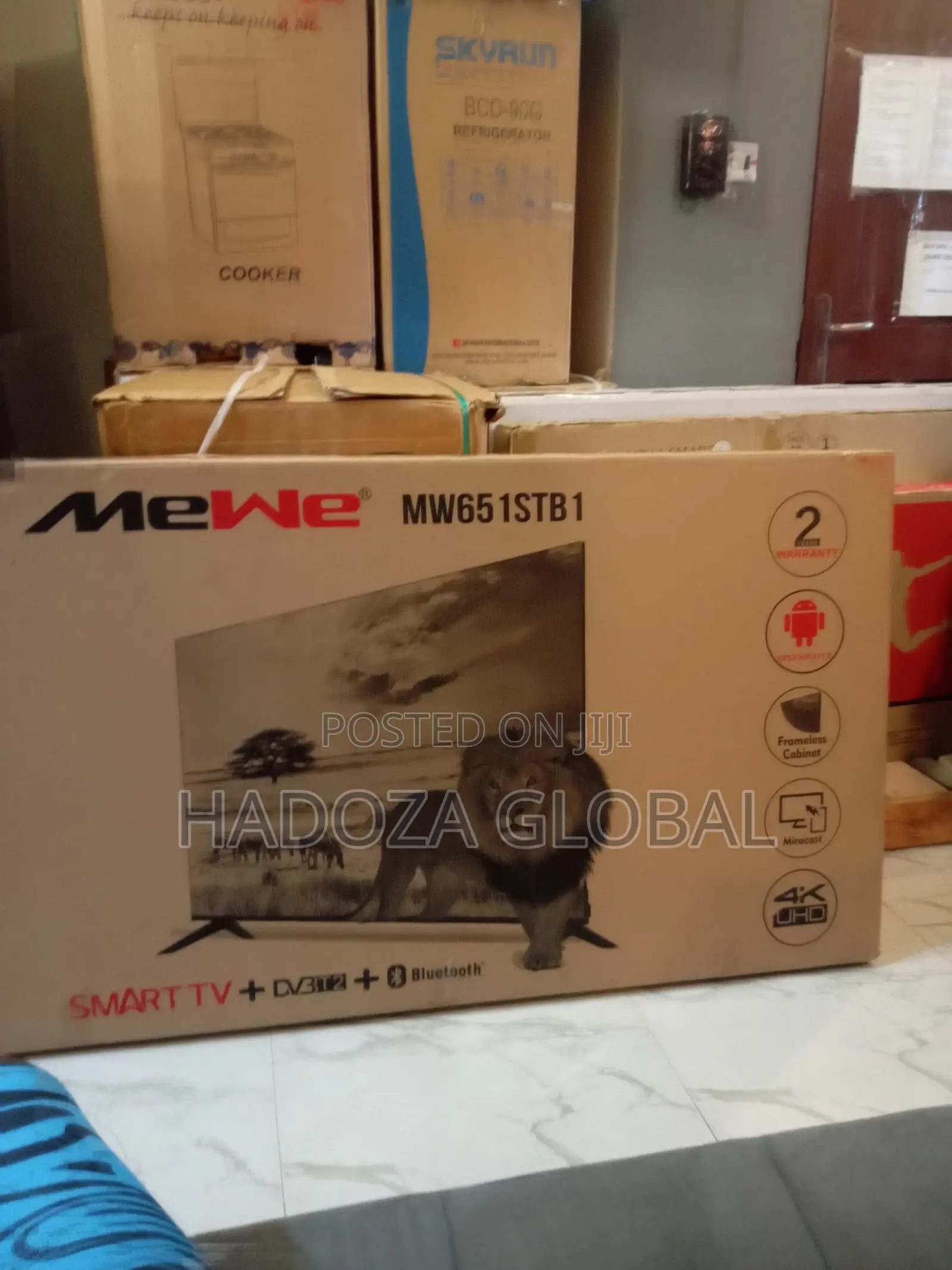 Efficients Mewe 65inches Smart Tv ,Frameless (Mw651stb1)