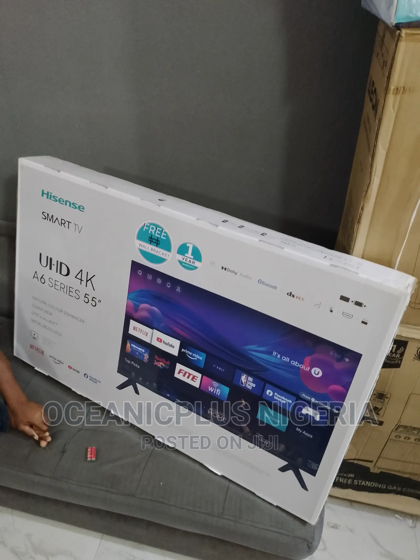 Top Quality {A6 Series} 55'' Inches Frameless TV