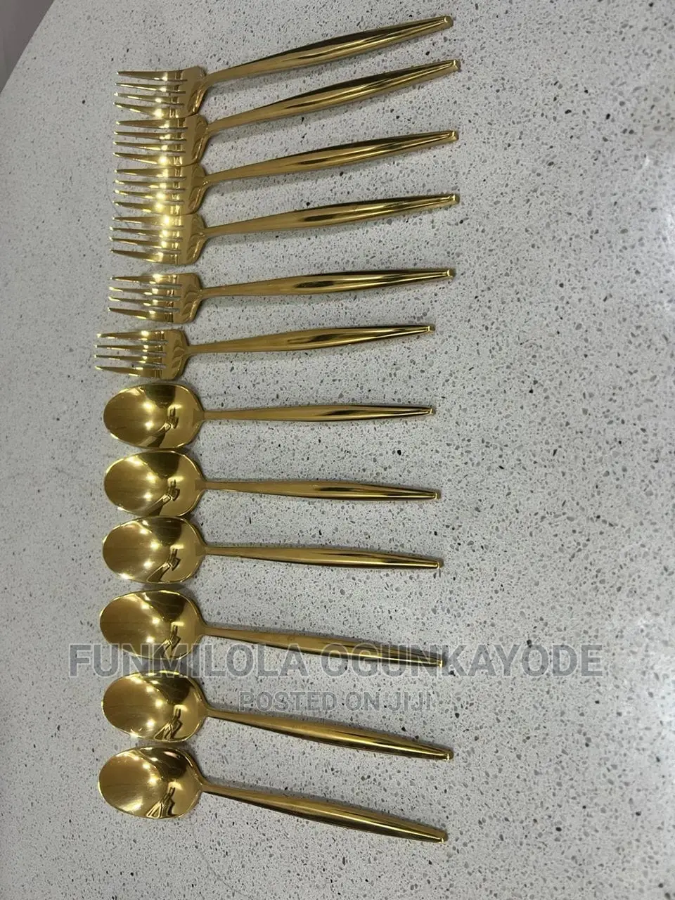 Quality Gold Cutlery 1doz