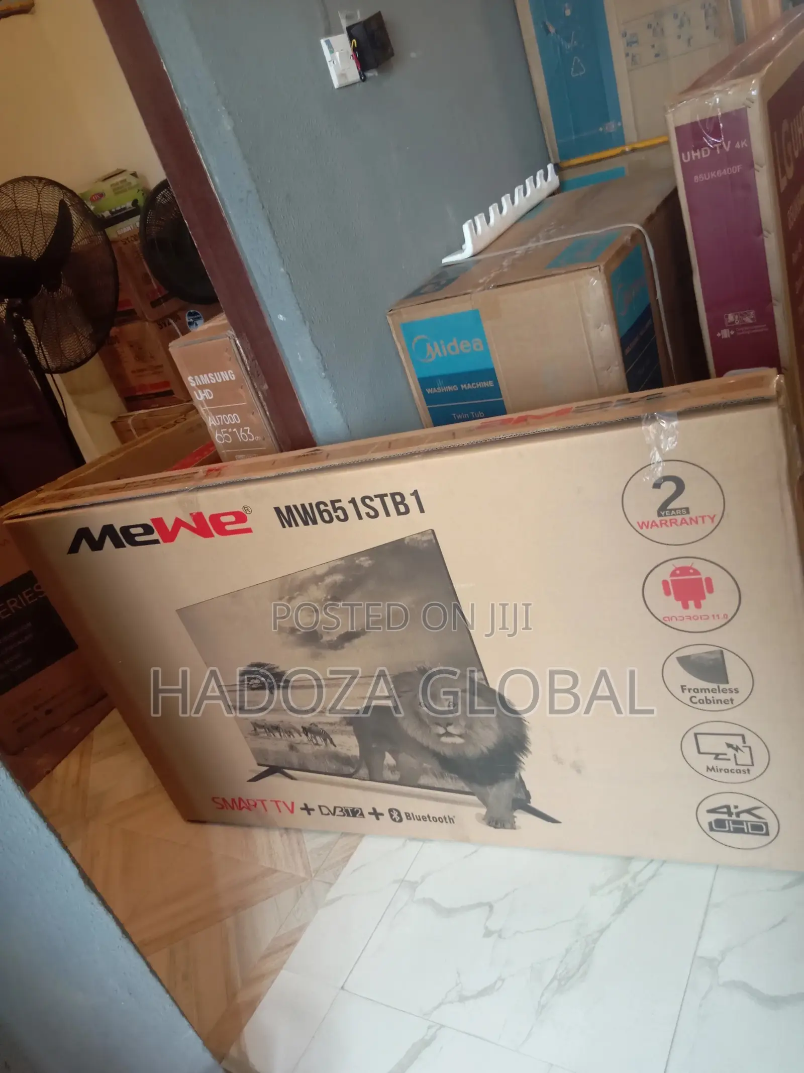 Mewe 65inches Smart Tv ,Frameless (Mw651stb1) At New