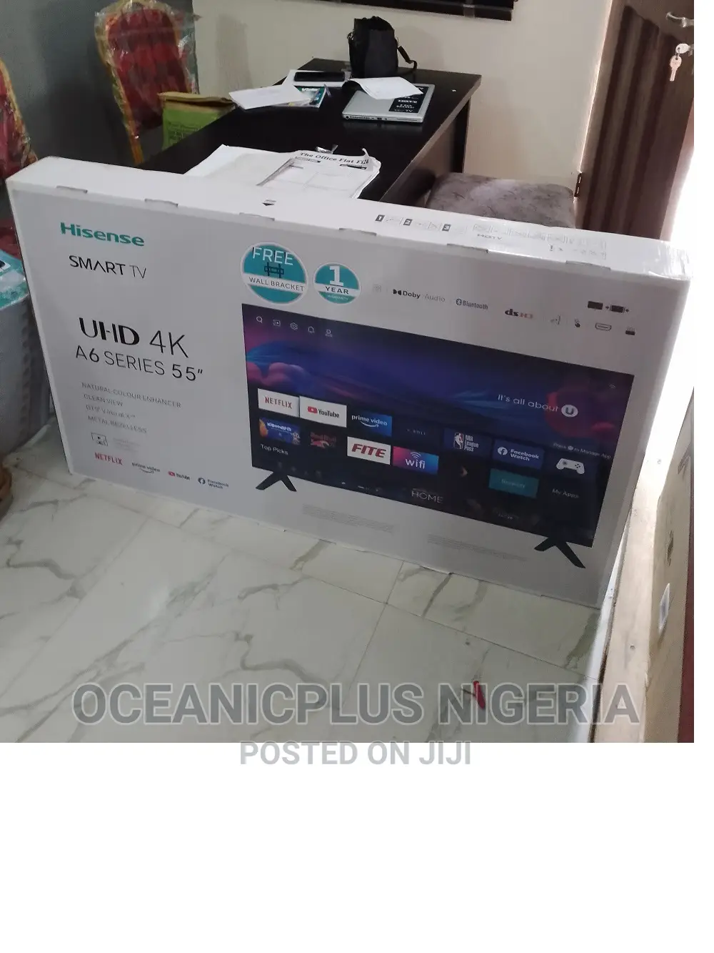 Very Good Hisense A6 Series/ 55 Inches Smart TV Frameless