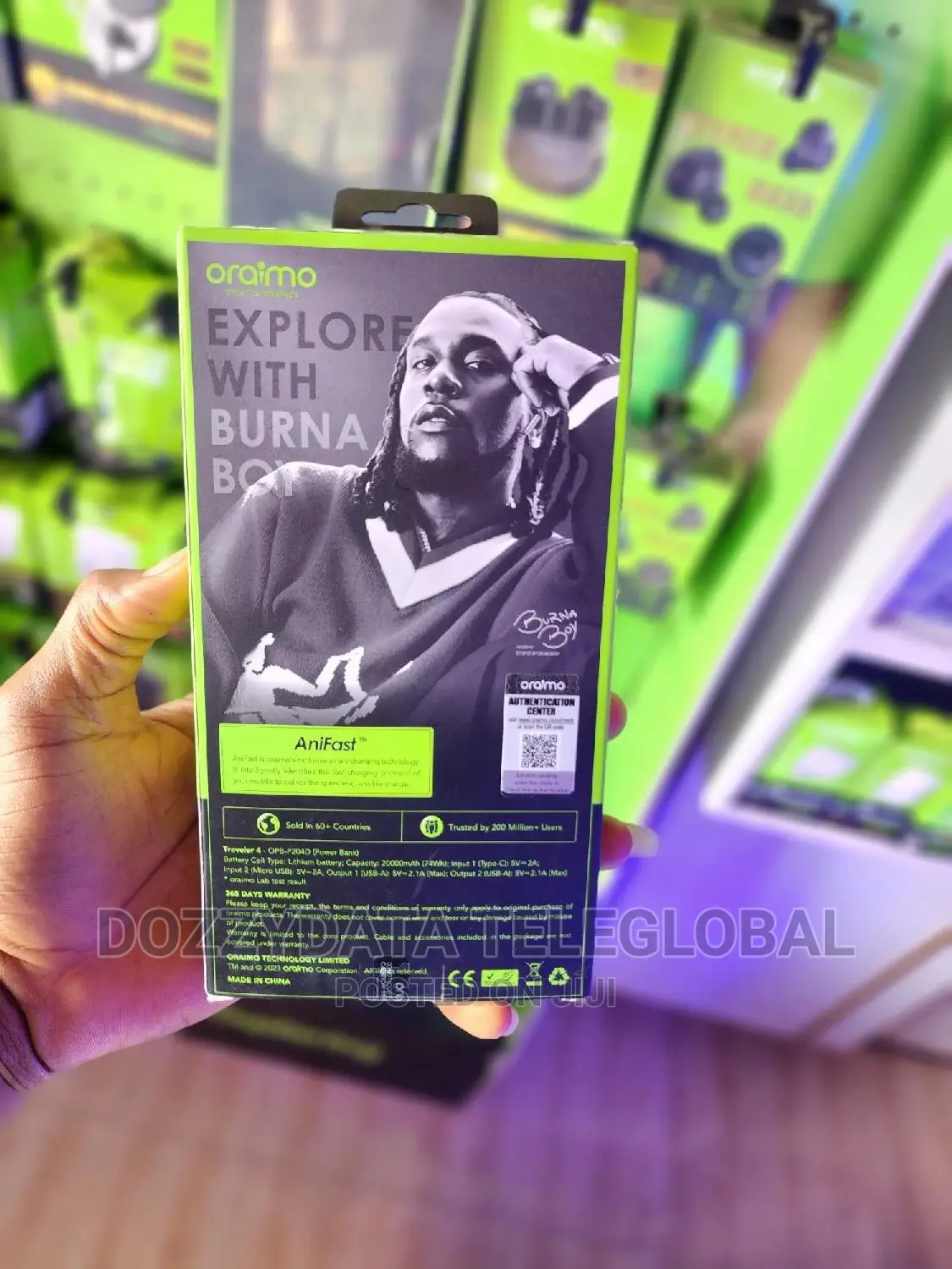 Oraimo Original 20000mah Powerbank (P204d)