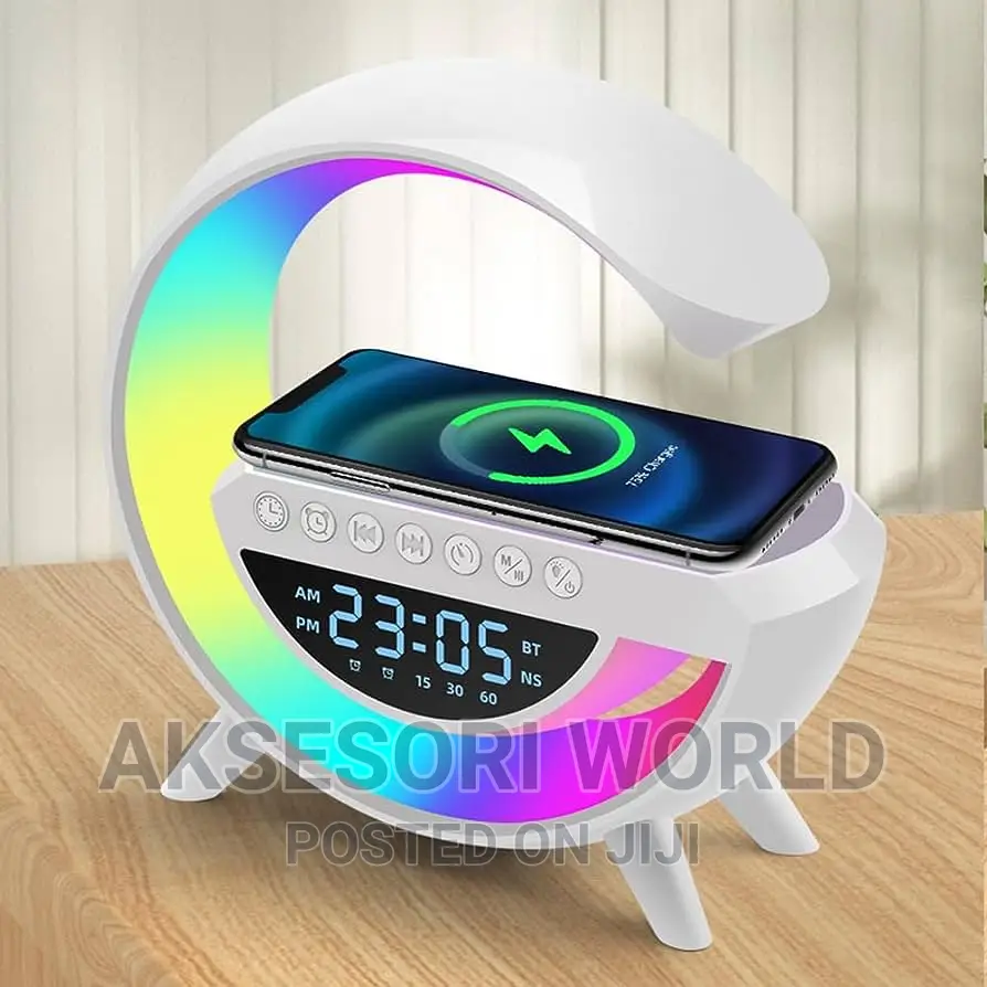 Multi-Functional G Clock Bluetooth Speaker Wireless Charger