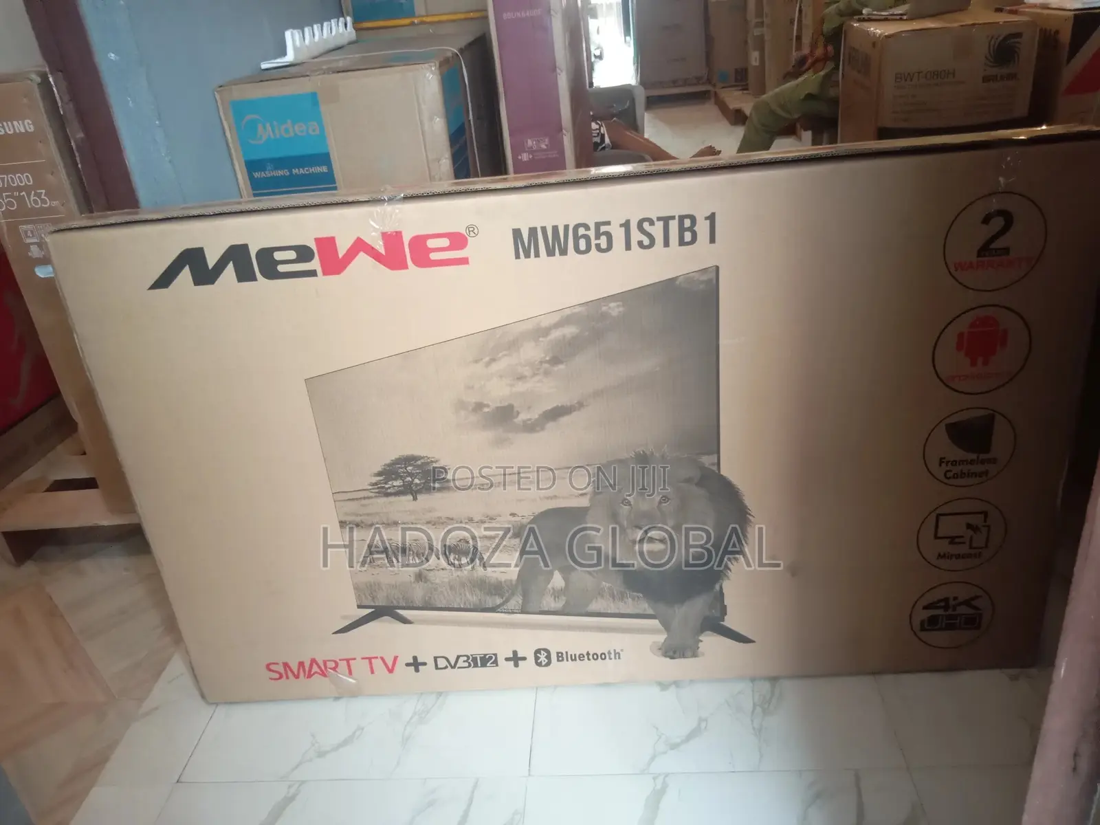 User Friendly Smart Tv,Frameless With Bluetooth@Mw651stb1
