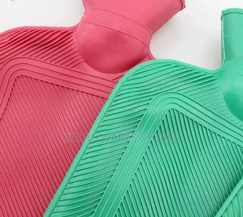 Rubber Hot Water Bottle for Relief of Menstrual Cramps