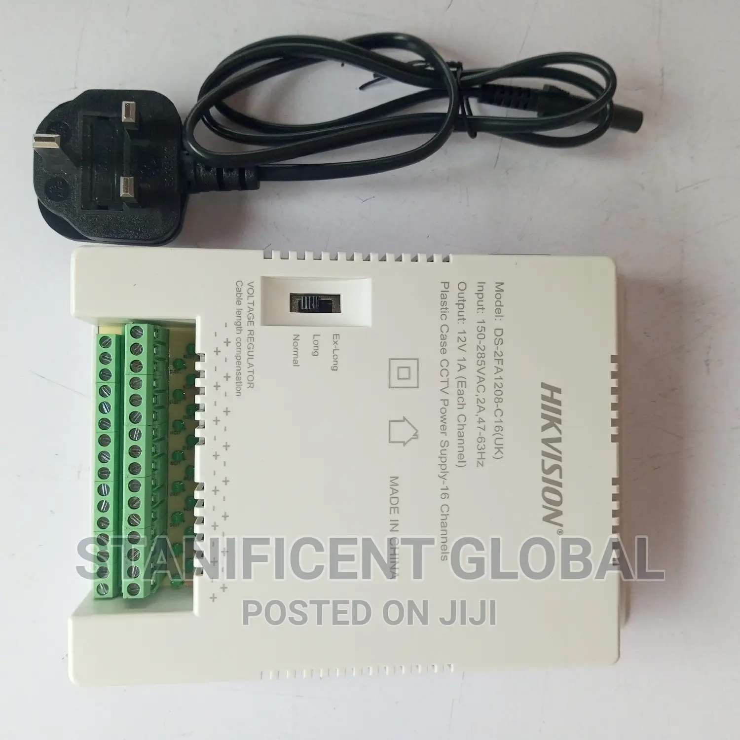 Hikvision 16way Power Supply Box With Cord (Ds-2fa1208-c16)