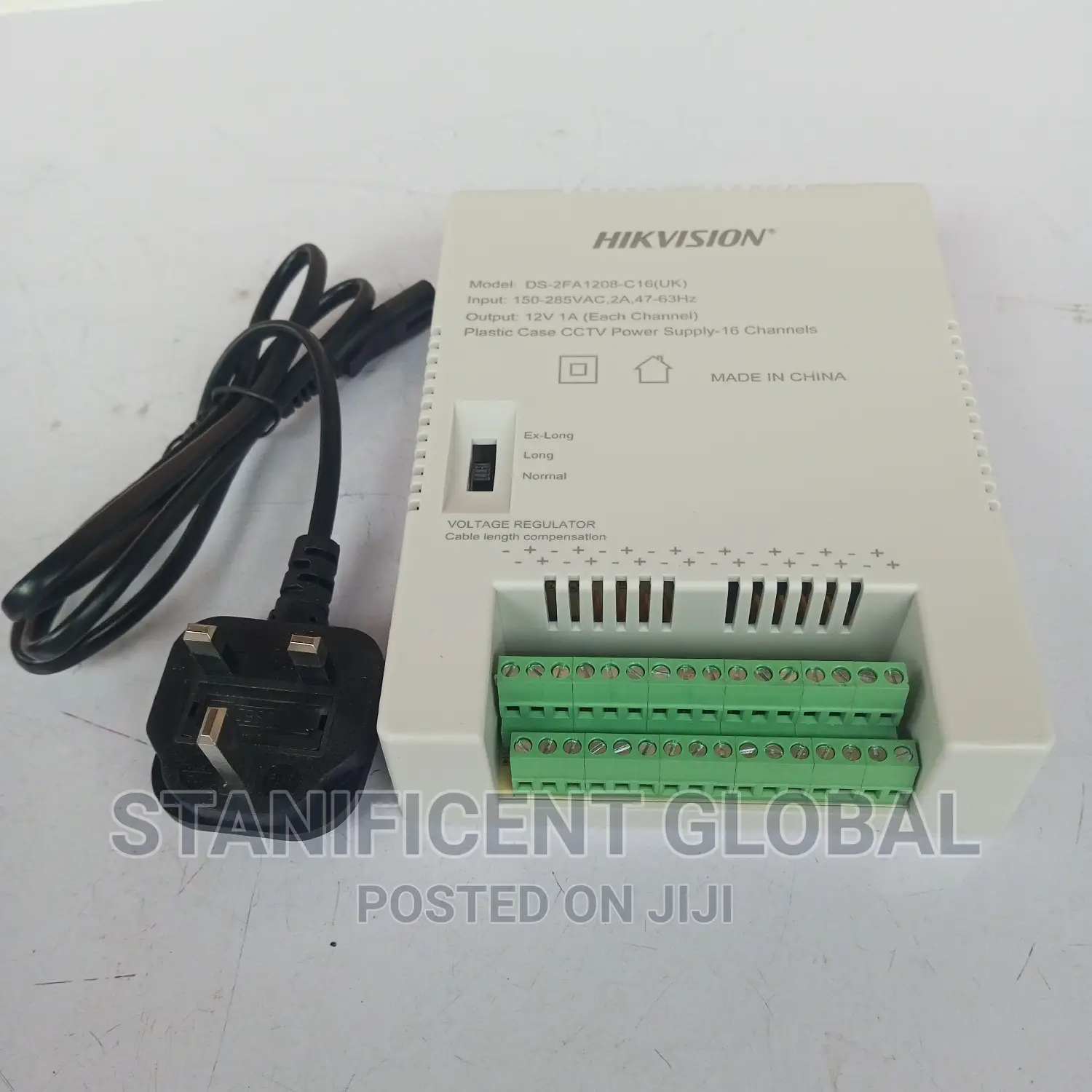 Hikvision 16way Power Supply Box With Cord (Ds-2fa1208-c16)