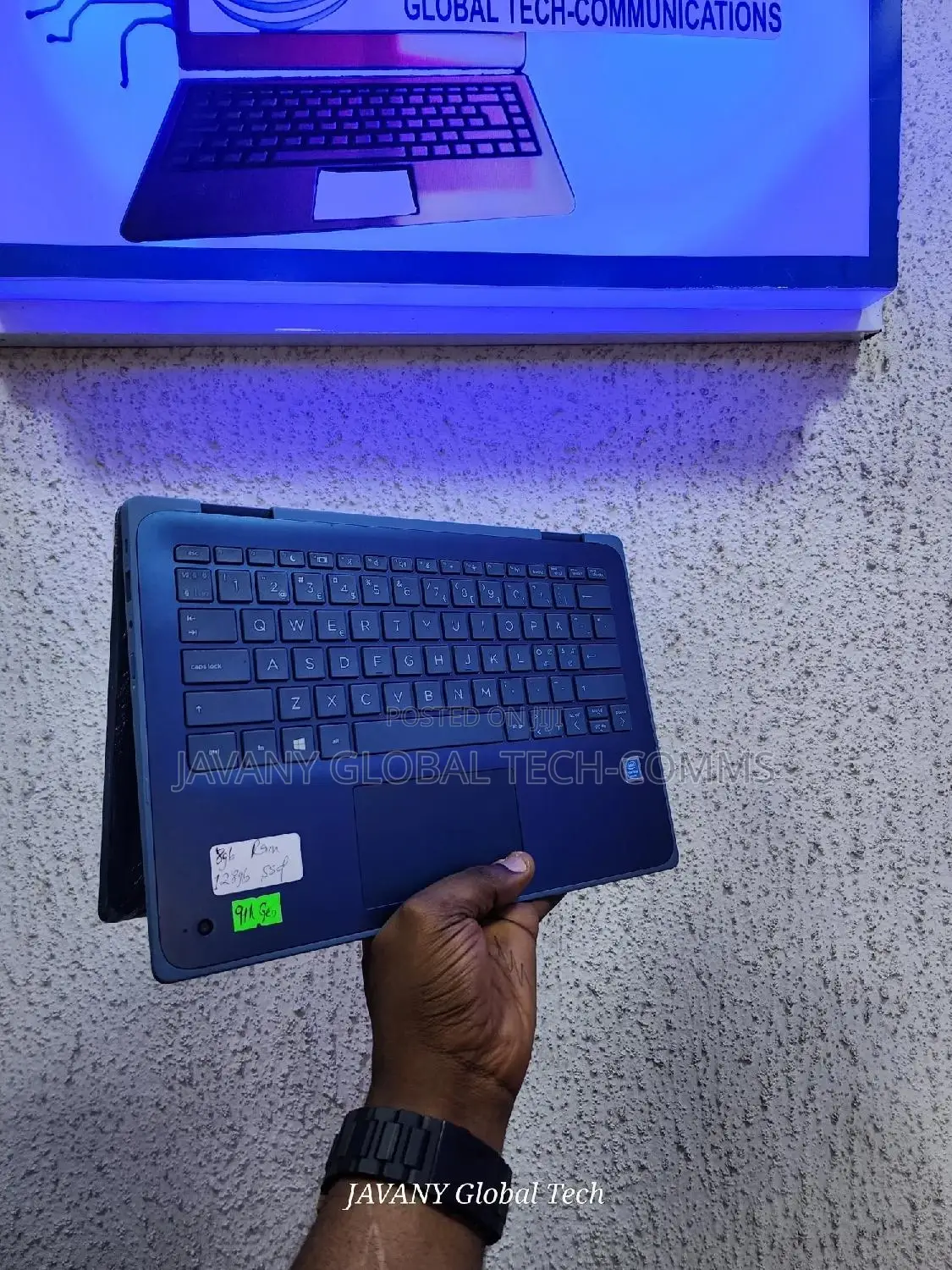 Laptop HP 8GB Intel SSD 128GB