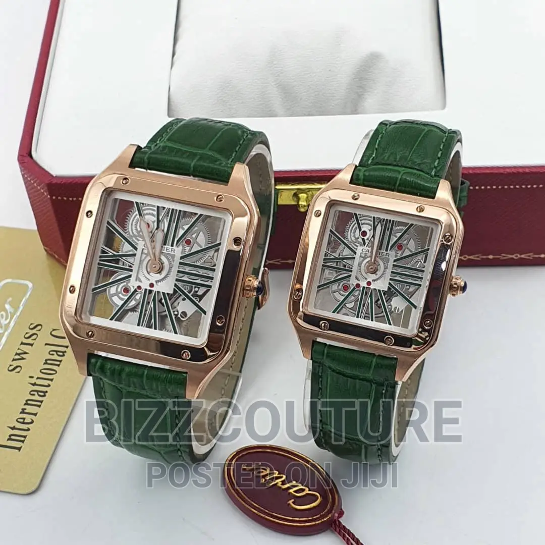 Original CARTIER MECHANICAL Leather Strap Available Instore