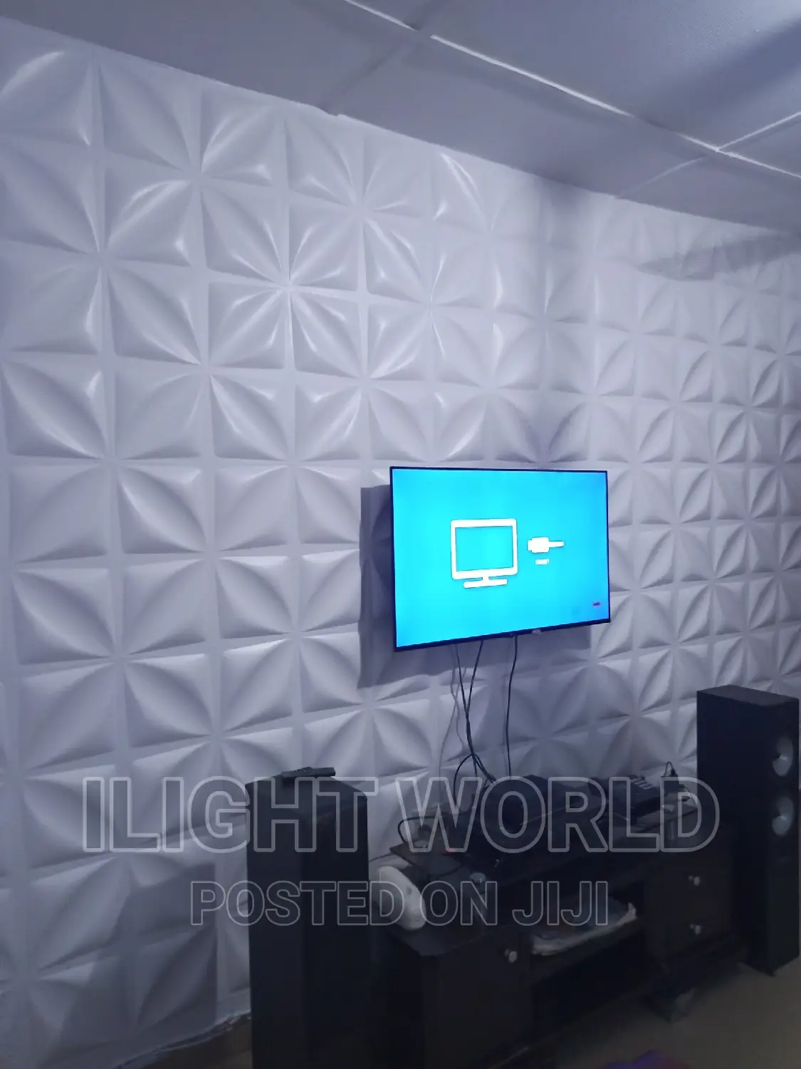 3D Panel I Light Deco