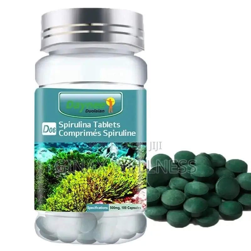 Spirulina Tablets for Immunity, Heart Health, Weight Loss