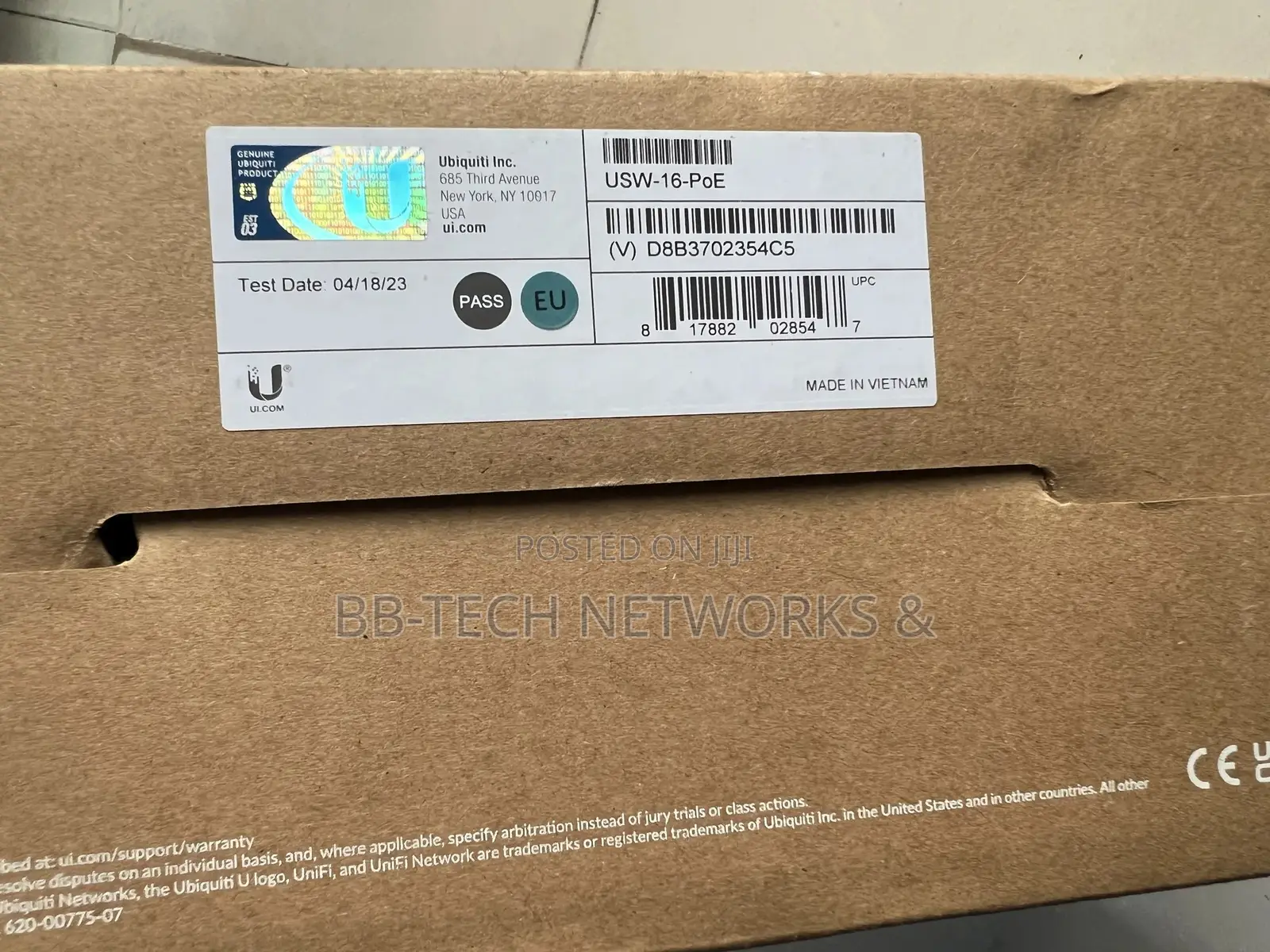 Usw-16-Poe | Unifi 16-Port Gigabit Poe+ Managed With SFP