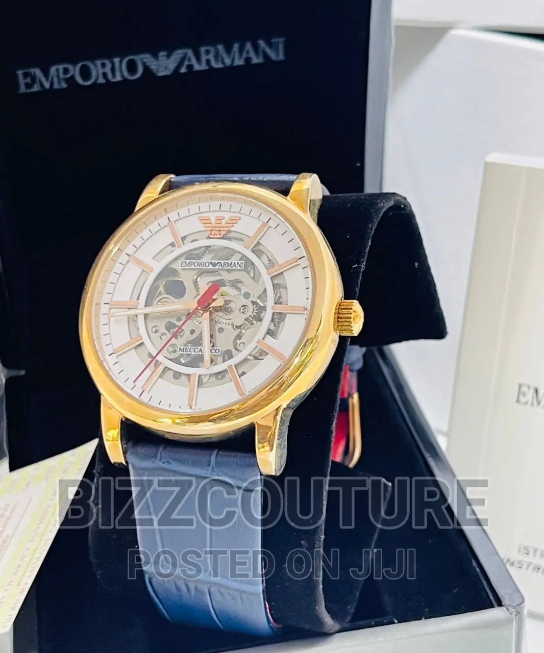Original EMPORIO ARMANI Leather Strap Available in Store