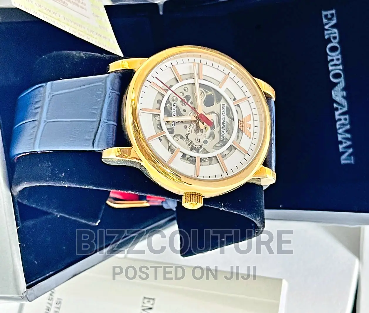 Original EMPORIO ARMANI Leather Strap Available in Store