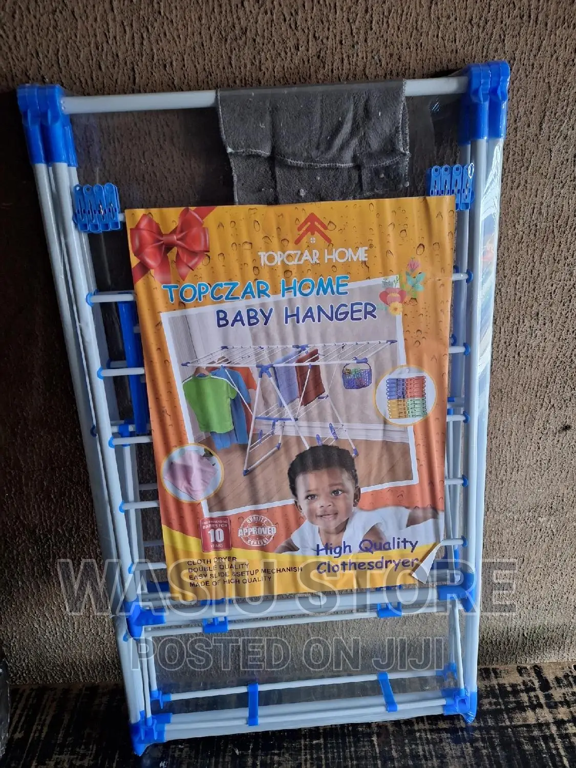 Foldable Clothes Drying Hanger