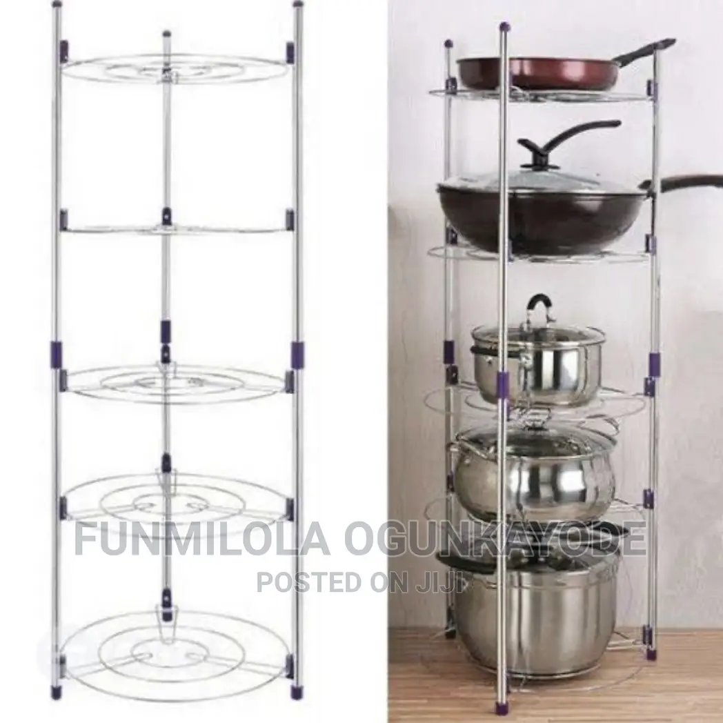 5 Tier Kitchen Pot Stand/Rack..
