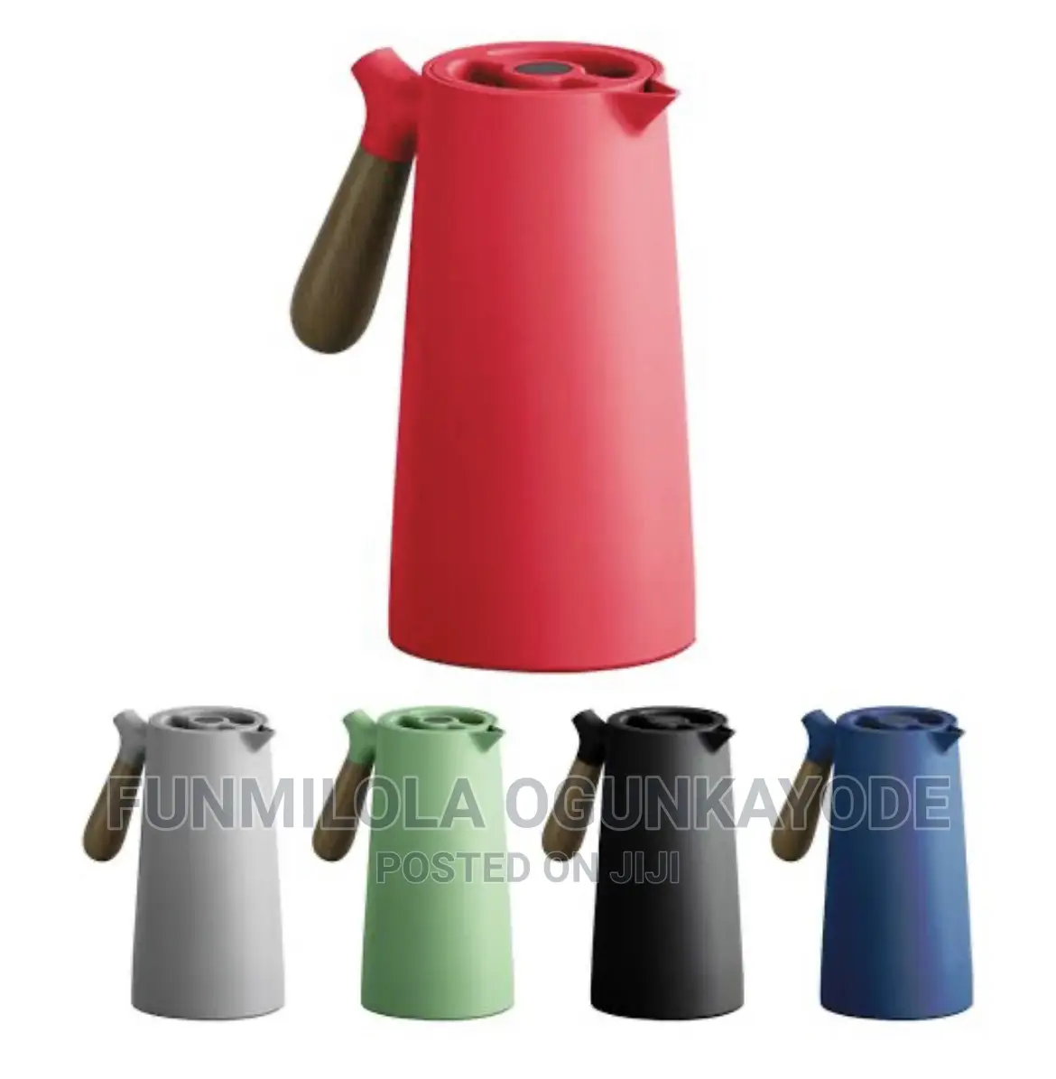 1l Glass Vacuum Jug Flask Hot Water Jug