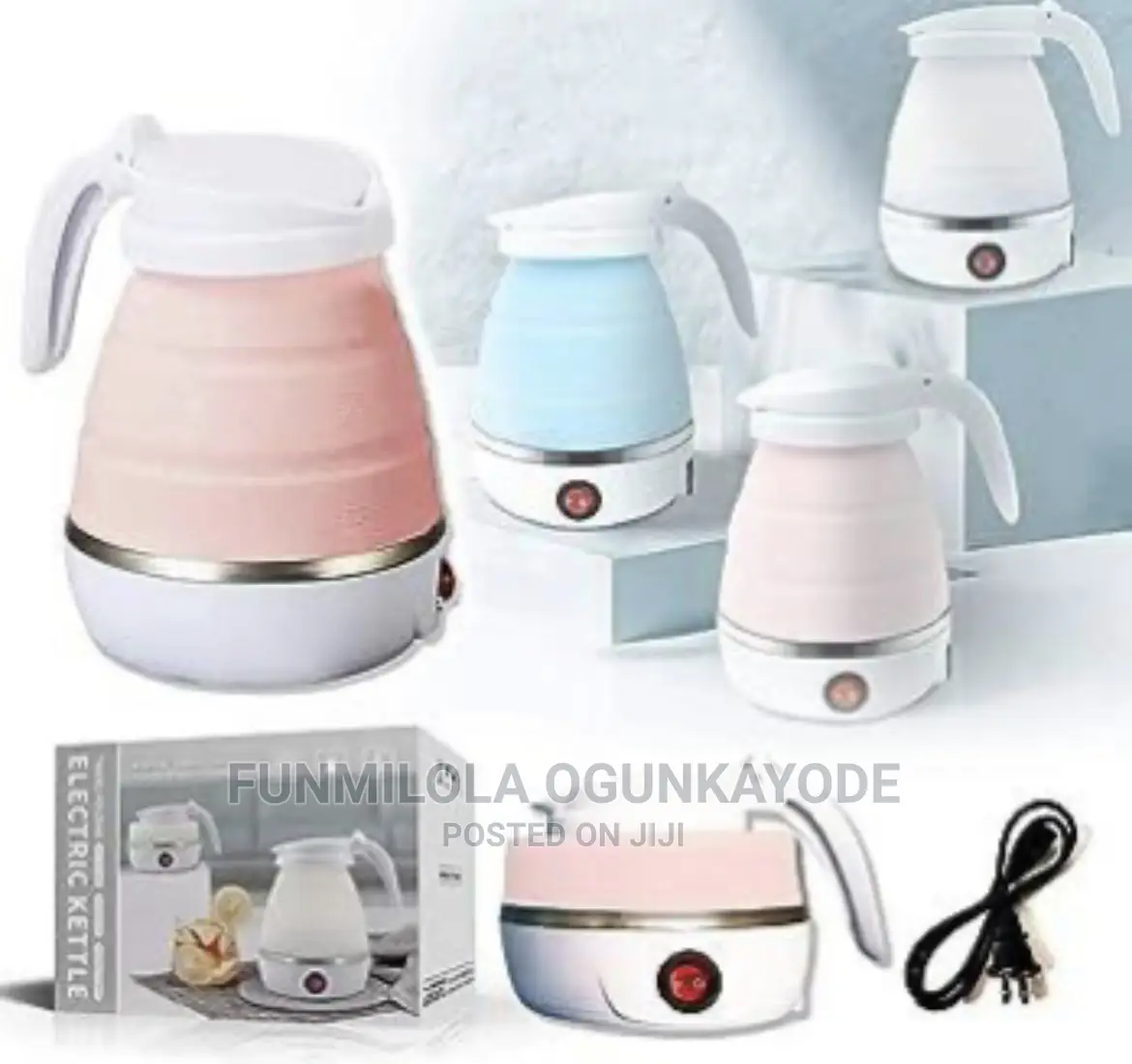 Collapsible Travel Electric Kettle..