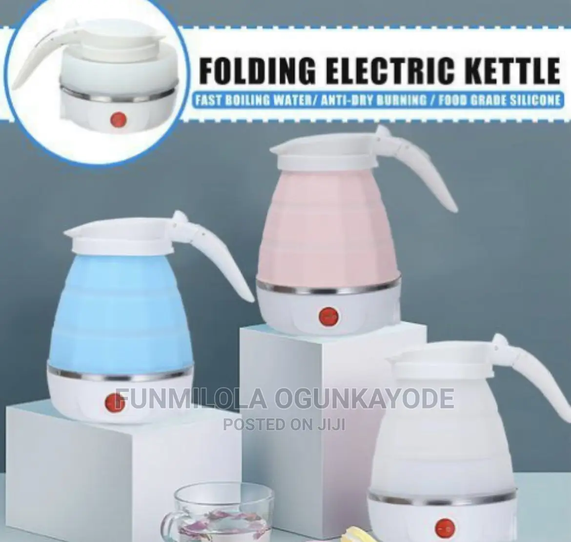 Collapsible Travel Electric Kettle..