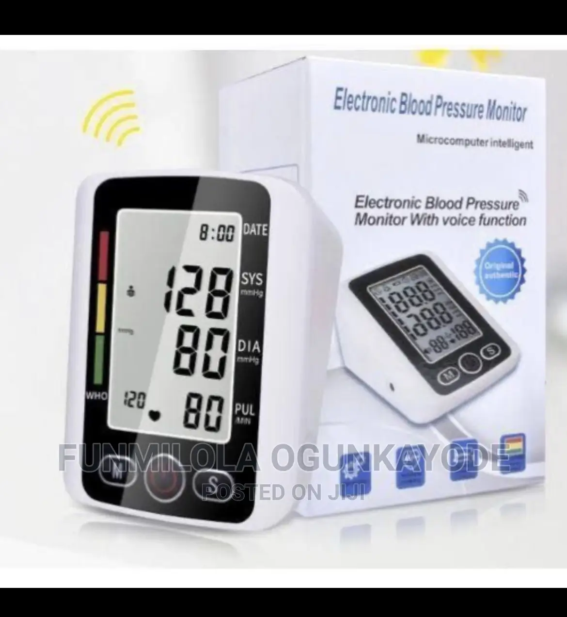 Blood Pressure Monitor With Voice Function