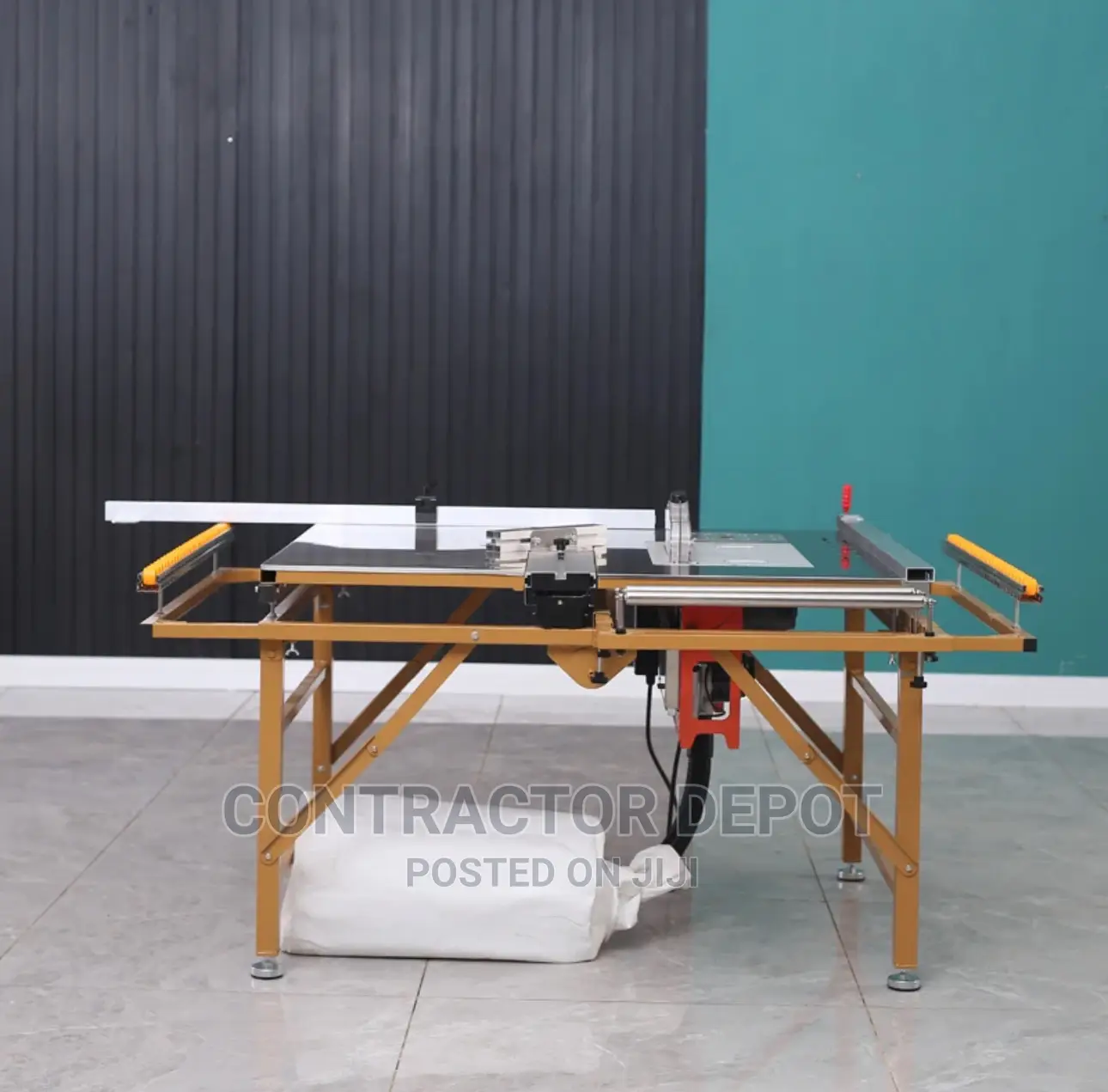 Double Invisible Sliding Saw Table With Double Blade 5 in 1