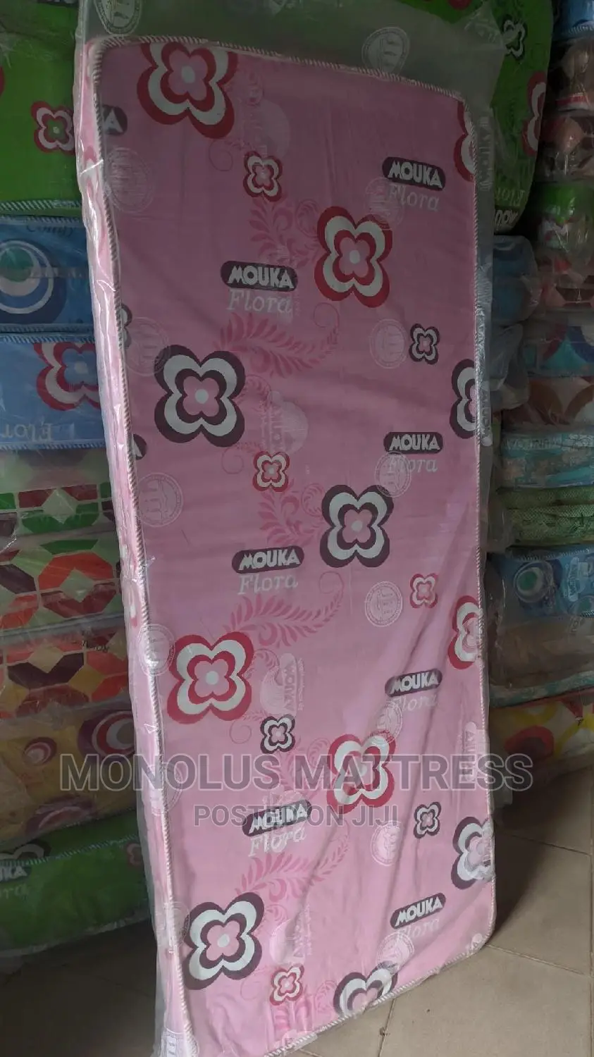 2.5 by 4 Mouka Foam Flora Student Bed