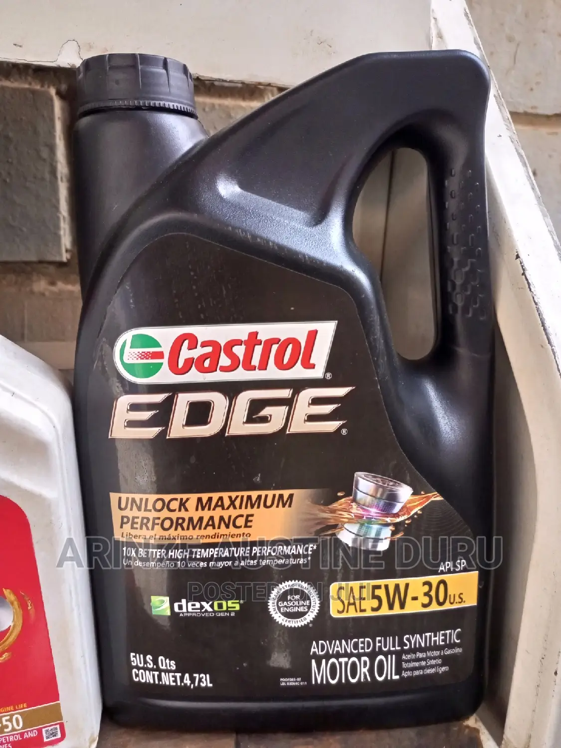 Castrol Edge 5w-30 Advanced Full Synthetic Motor Oil,5liter