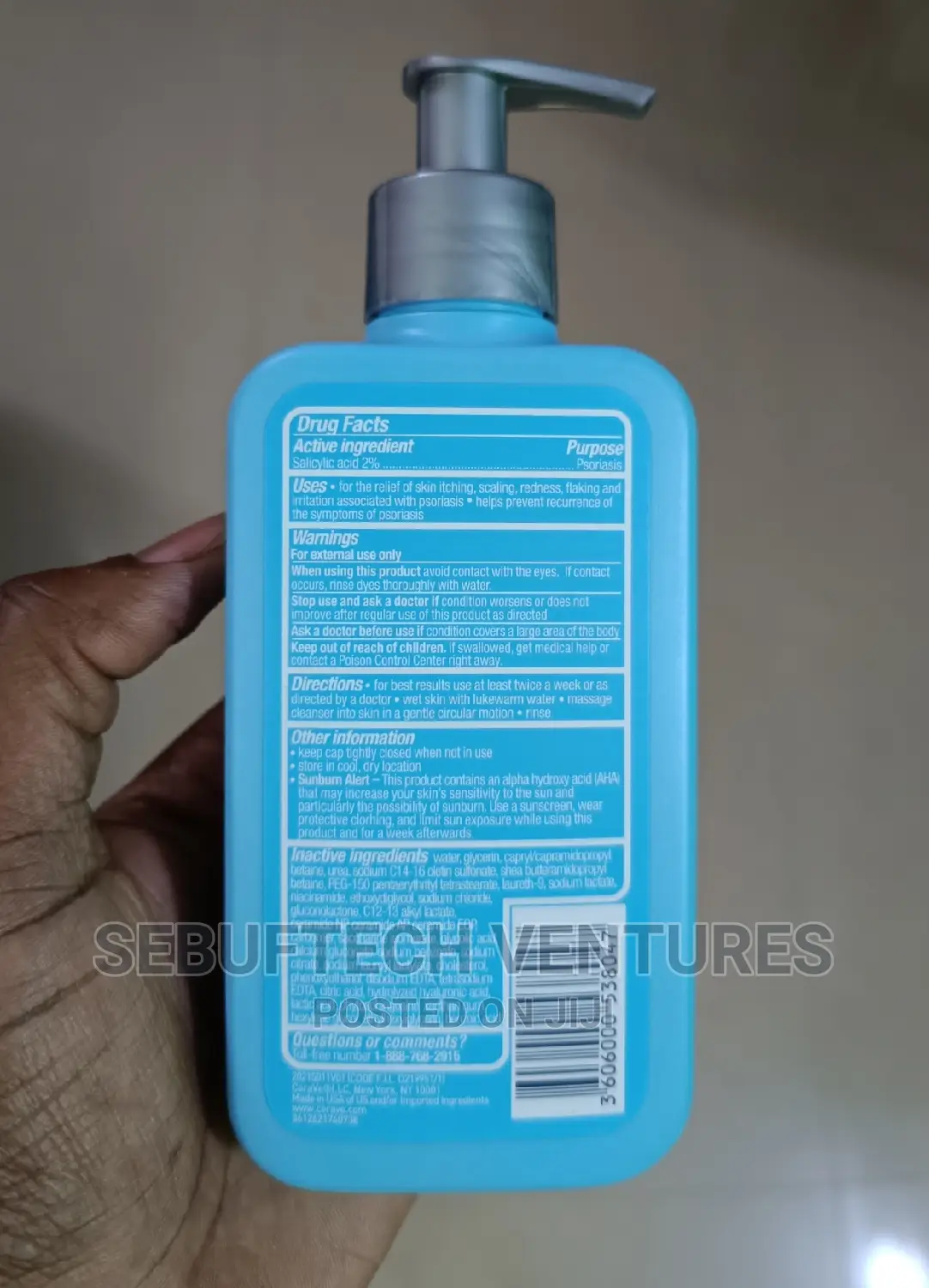 Cerave Psoriasis Cleanser for Face and Body - 237ml