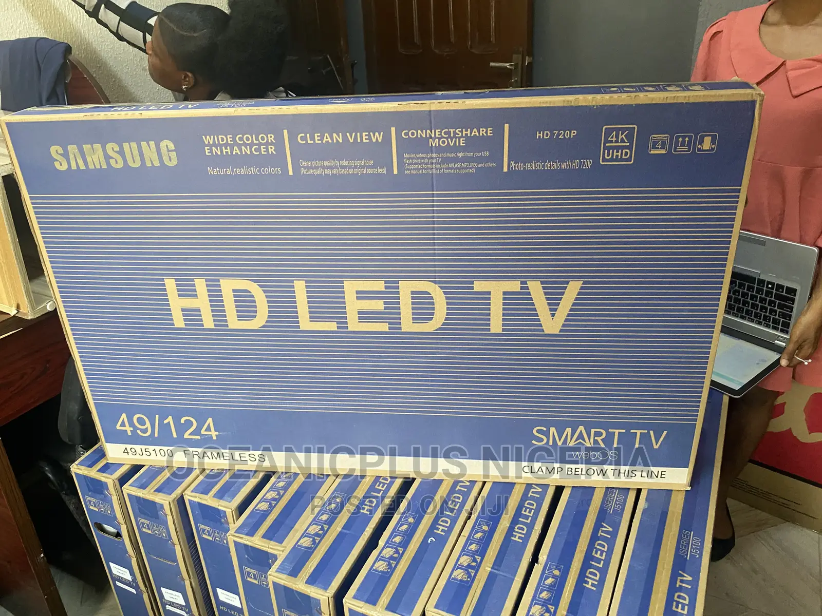 Original Samsung 49 Inches / Frameless Smart TV / Uhd