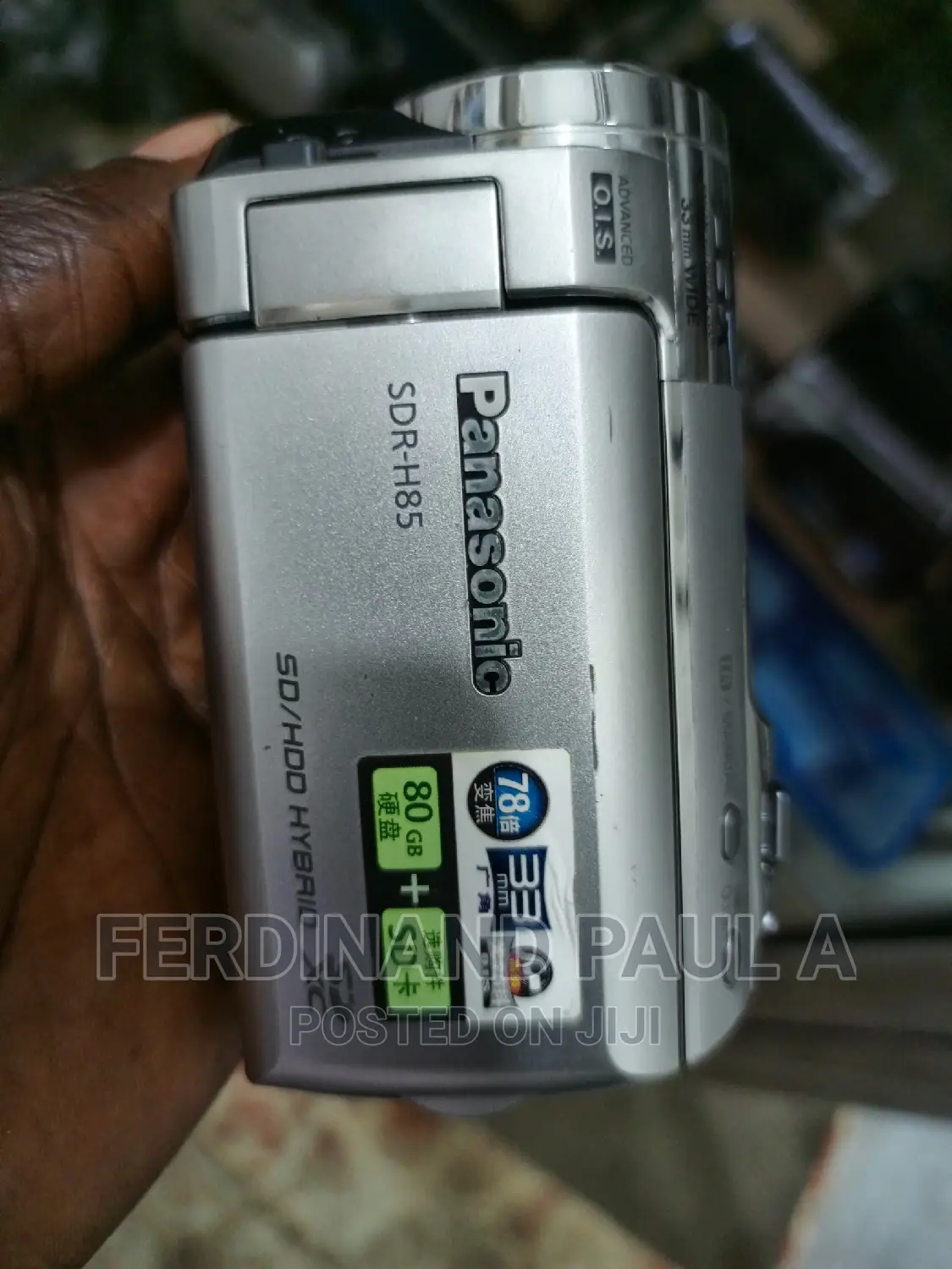 Panasonic 80GB Harddisk and Memory Card Video Camera