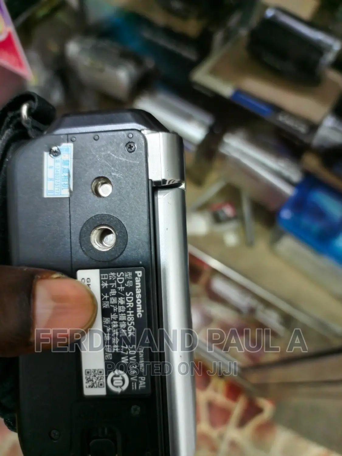 Panasonic 80GB Harddisk and Memory Card Video Camera