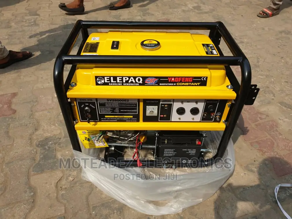 Elepaq Constant 6kva 100% Copper Coil Key Start Generator