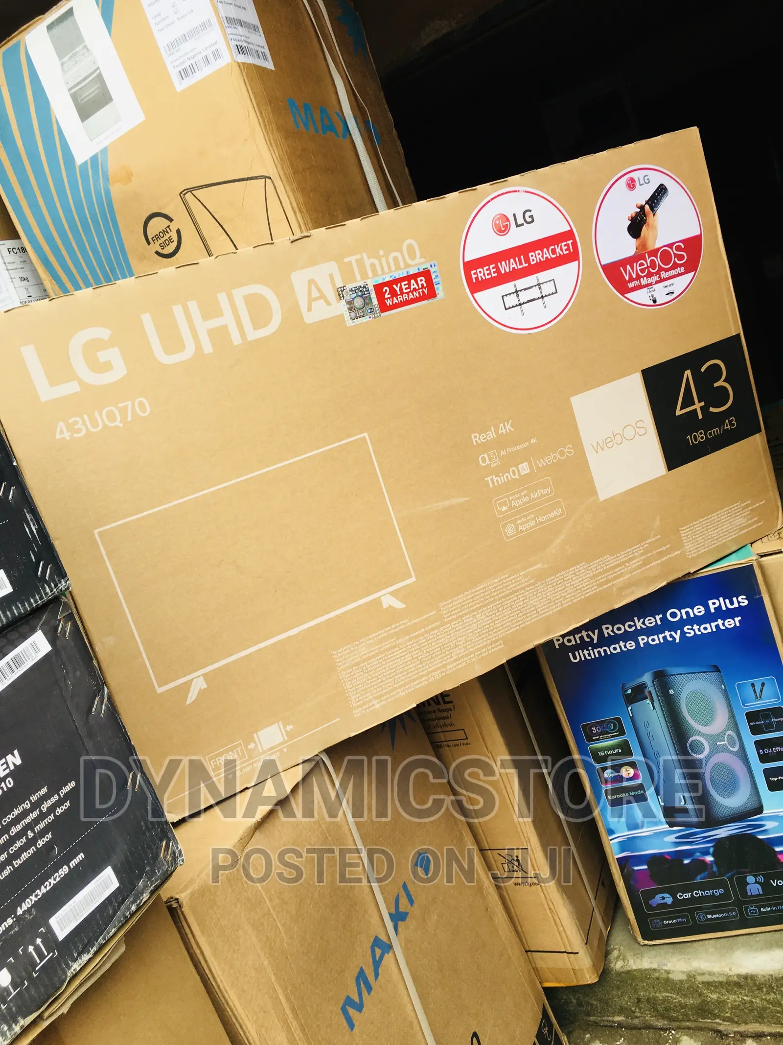 43 Inches Smart Lg With Magical Remote.