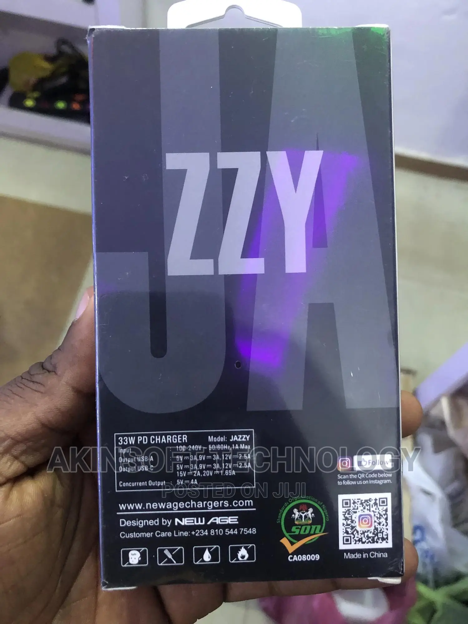 Brandnew 33w Jazzy Charger Newage